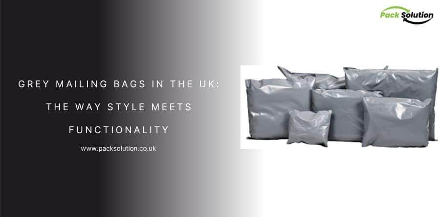 Grey mailing bags