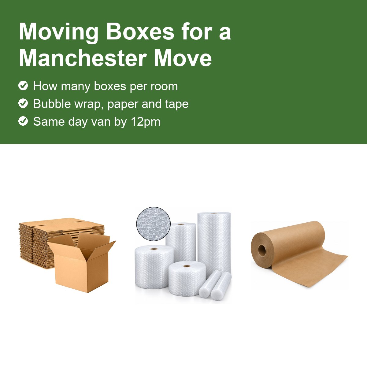 Moving boxes Manchester: how many you need and how to get them delivered - Pack Solution guide