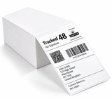 Fanfold Thermal Labels 4 x 6 inch (101.6 x 152.4mm) from Pack Solution