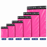 Hot Pink Mailing Bags, all sizes