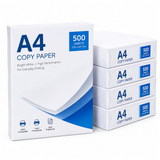 A4 white printing paper, 500 sheets per ream
