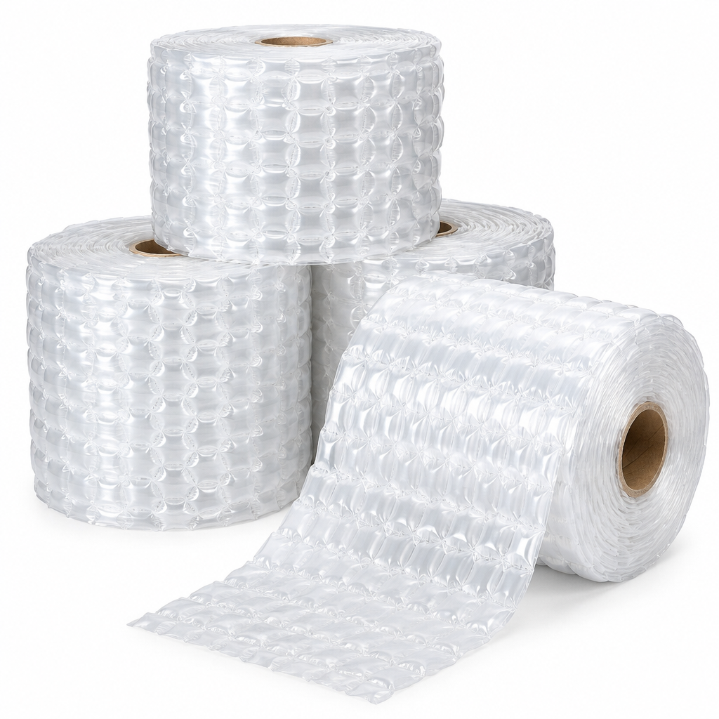 Rolls of air cushion film for an air cushion machine