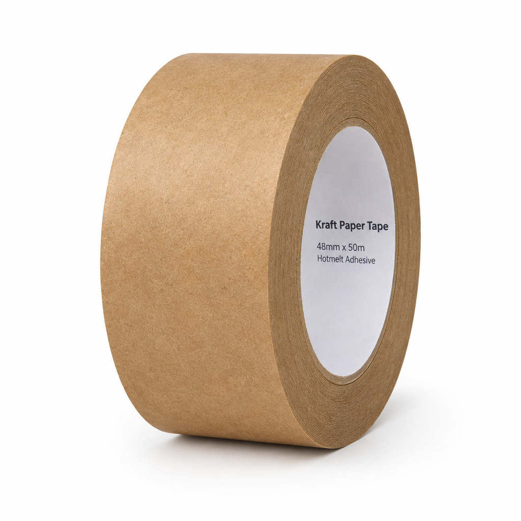 Kraft paper tape, 48mm x 50m, hotmelt adhesive