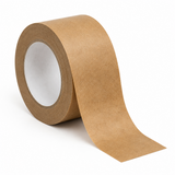 Brown kraft paper packing tape rolls