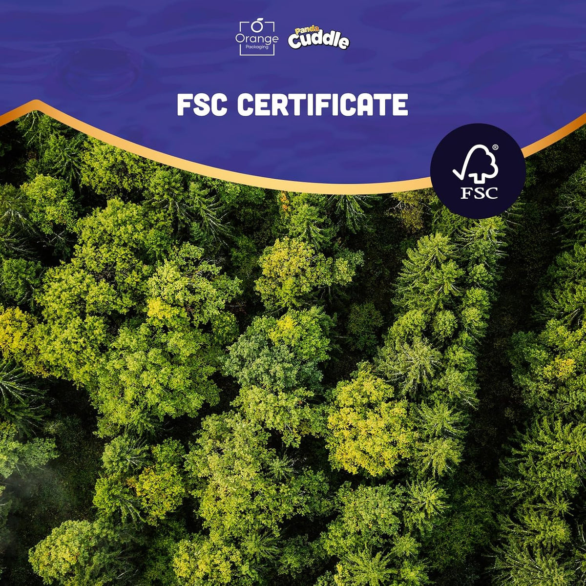 Panda Cuddle toilet roll FSC certificate