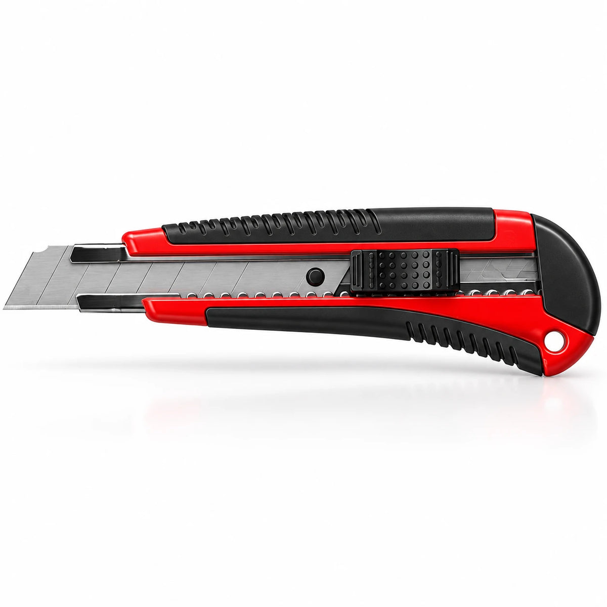 Black and red utility knife