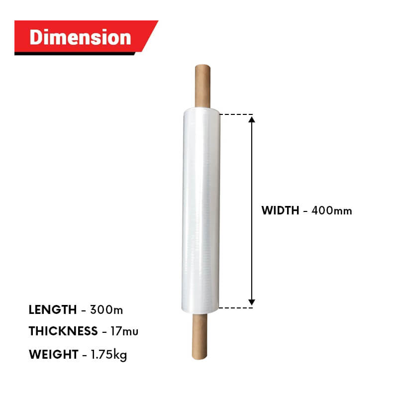 Clear-Pallet-Wrap-400mm-x-300m-x-17mu-(extended-core)-1.75kg